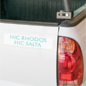hic rhodos hic salta autoaufkleber (Auf Lkw)