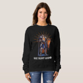 HIC SUNT LEONES Tempelritter-Motto Sweatshirt (Vorne ganz)