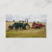 Hichten auf den Feldern der Golden Ranch Visitenkarte (Rückseite)