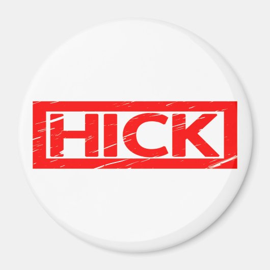 Hick Briefmarke Magnet (Vorne)