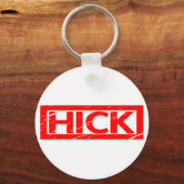 Hick Briefmarke Schlüsselanhänger (Rückseite)