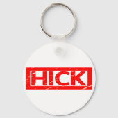 Hick Briefmarke Schlüsselanhänger (Rückseite)