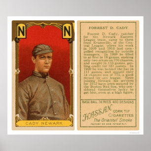 Hick Cady Newark Baseball 1911 Poster