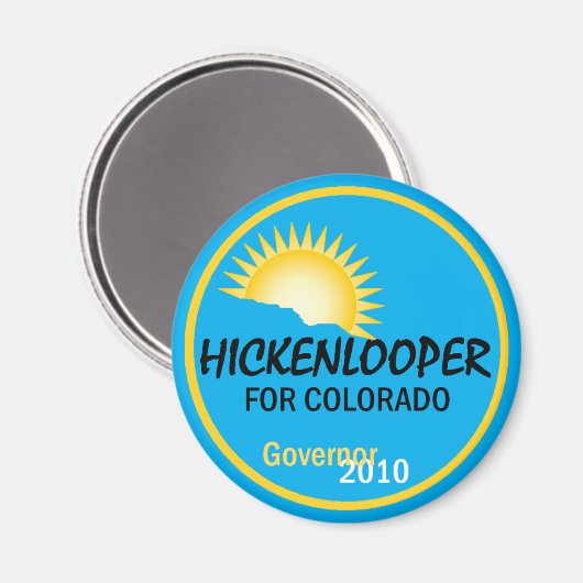 Hickenlooper-Magnet 2010 Magnet (Vorderseite/Rückseite)