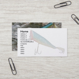 Hickey Do Beachcomber Fishing Lure Business Card Visitenkarte
