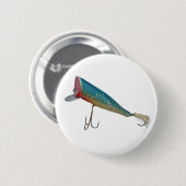 Hickey do Beachcomber Vintag Fishing Lure Series Button (Vorne & Hinten)