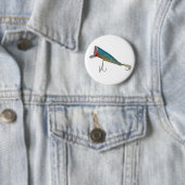Hickey do Beachcomber Vintag Fishing Lure Series Button (Beispiel)