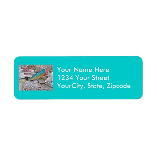 Hickey do Beachcomber Vintage Fishing Lure Label (Vorne)