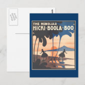 Hicki Boola Boo Postkarte (Vorne/Hinten)