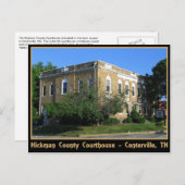 Hickman Landkreis Courthouse - Centerville, TN Postkarte (Vorne/Hinten)