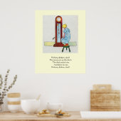 Hickory, Arschloch, Dock! Die Maus lief die Uhr ho Poster (Küche)