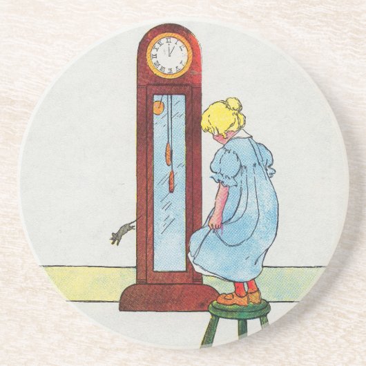 Hickory, Arschloch, Dock! Die Maus lief die Uhr ho Untersetzer (Vorne)