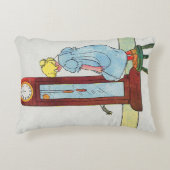 Hickory, Dickory, Dock Mutter Gänse Kinderzimmer R Dekokissen (Vorderseite)