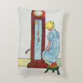 Hickory, Dickory, Dock Mutter Gänse Kinderzimmer R Dekokissen (Rückseite(Vertikal))