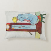 Hickory, Dickory, Dock Mutter Gänse Kinderzimmer R Dekokissen (Rückseite)