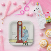 Hickory, Dickory, Dock Mutter Gänse Kinderzimmer R Pappteller (Party)