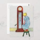 Hickory, Dickory, Dock Mutter Gänse Kinderzimmer R Postkarte (Vorne/Hinten)