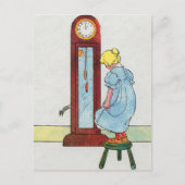 Hickory, Dickory, Dock Mutter Gänse Kinderzimmer R Postkarte (Vorderseite)