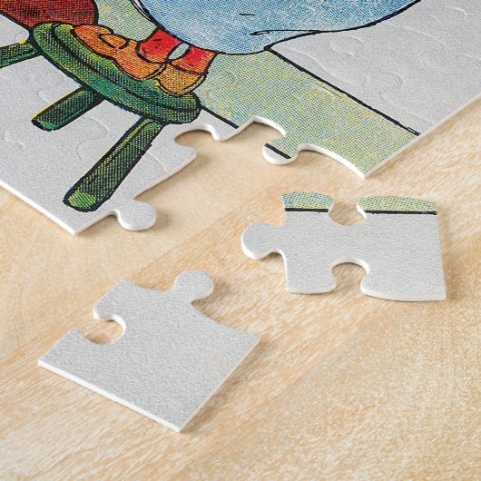 Hickory, Dickory, Dock Mutter Gänse Kinderzimmer R Puzzle (Seite)