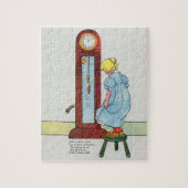Hickory, Dickory, Dock Mutter Gänse Kinderzimmer R Puzzle (Vertikal)