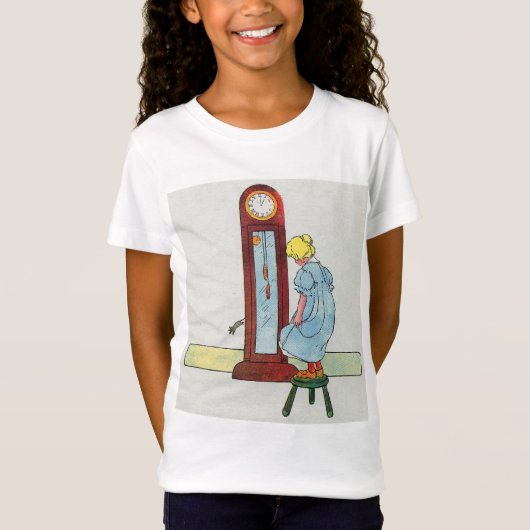 Hickory, Dickory, Dock Mutter Gänse Kinderzimmer R T-Shirt (Vorderseite)
