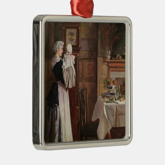 Hickory, Dickory, Dock Ornament Aus Metall (Rechts)