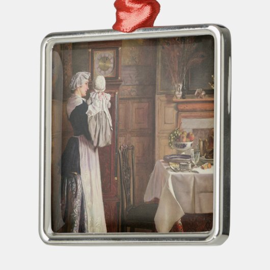 Hickory, Dickory, Dock Ornament Aus Metall (Links)