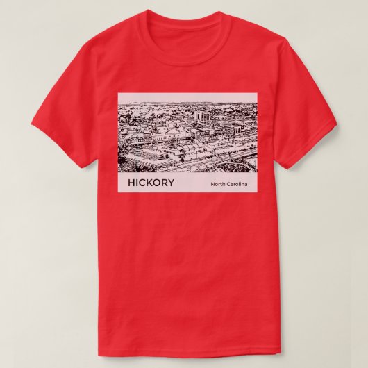Hickory North olina T-Shirt (Design vorne)
