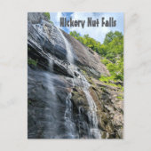 Hickory Nut Falls Chimney Rock NC Wasserfall Postkarte (Vorderseite)
