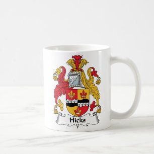 Hicks-Familienwappen Kaffeetasse