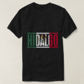 Hidalgo con la bandera de México T - Shirt (Design vorne)