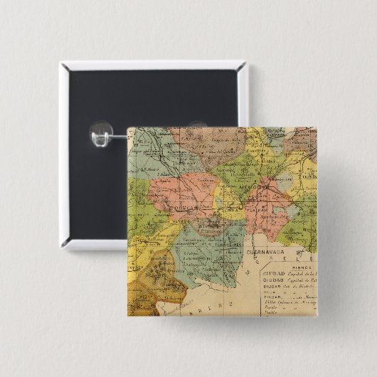 Hidalgo, Mexiko Button (Vorne & Hinten)