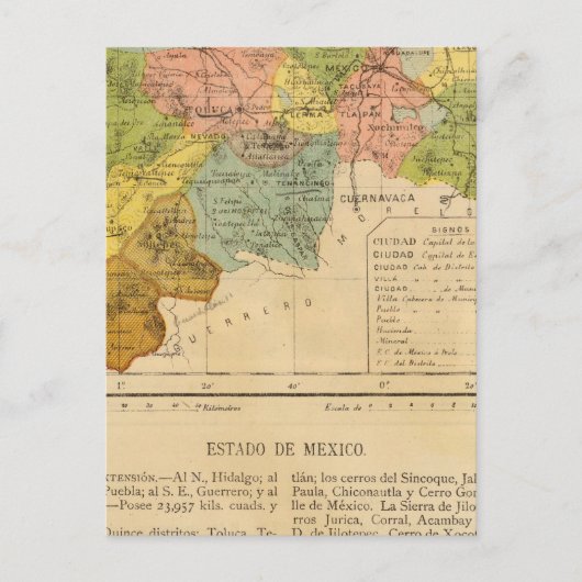 Hidalgo, Mexiko Postkarte (Vorderseite)