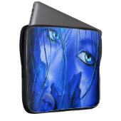 HIDDEN ANGST BLAUE MÄDCHEN MIT SKULL LAPTOPSCHUTZHÜLLE (Vorne Rechts)