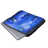 HIDDEN ANGST BLAUE MÄDCHEN MIT SKULL LAPTOPSCHUTZHÜLLE (Vorne Knopf)