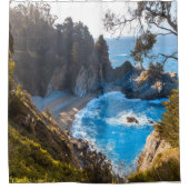 Hidden Beach Paradise Ocean Waves Duschvorhang (Vorderseite)