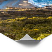 Hidden Beach Paradise Ocean Waves Poster (Ecke)
