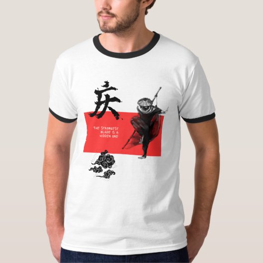 Hidden Blade Samurai Warrior Shirt – Streetwear (Vorderseite)