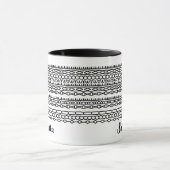 Hidden Custom Message & Name Gift Friend Office Tasse (Zentrum)