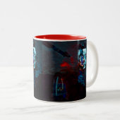 Hidden Face - Abstract Coffee Mug Zweifarbige Tasse (VorderseiteRechts)