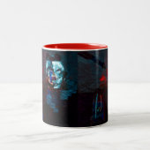 Hidden Face - Abstract Coffee Mug Zweifarbige Tasse (Mittel)