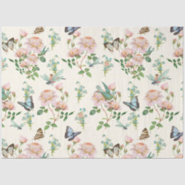 Hidden Faidies Bloral Blush Pink Dragonfly Butterf Seidenpapier