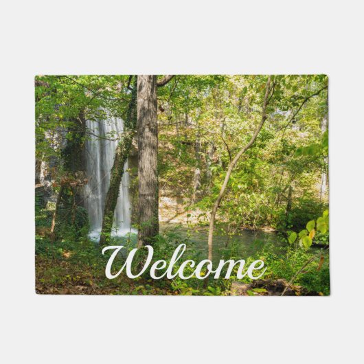 Hidden Falls Welcome Doormat Fußmatte (Vorderseite)