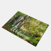 Hidden Falls Welcome Doormat Fußmatte (Schrägansicht)