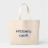 Hidden Gem Tote Bag Jumbo Stoffbeutel (Vorne)