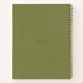 Hidden Haven Tales Embroidered Magical Treehouse  Notizblock (Rückseite)