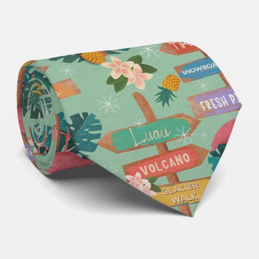 Hidden Hawaii Krawatte (Gerollt)