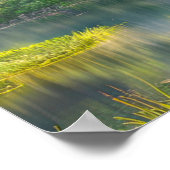 Hidden Hillside Haven, japanische Landschaft Poster (Ecke)