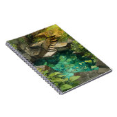 Hidden Jungle Pool Notebook Notizblock (Rechte Seite)