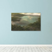 Hidden Lake Leinwanddruck (Insitu (Holzboden))